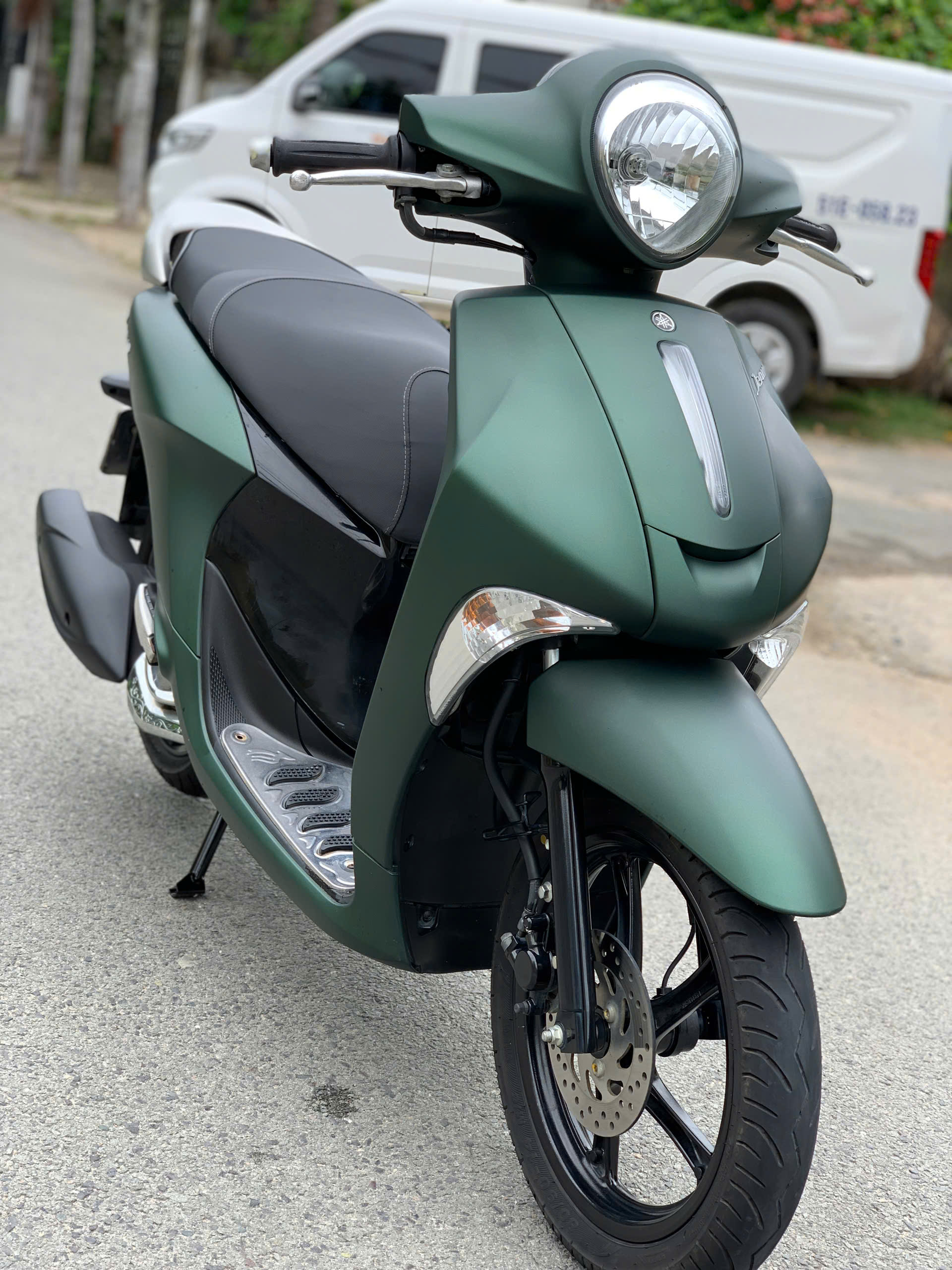 Xe Yamaha Janus 125 Fi 2019 Smartkey màu xanh rêu nhám zin nguyên bản mới nguyên hơn 80% xe lướt ngay chủ 18.5 triệu (Mã X000037)