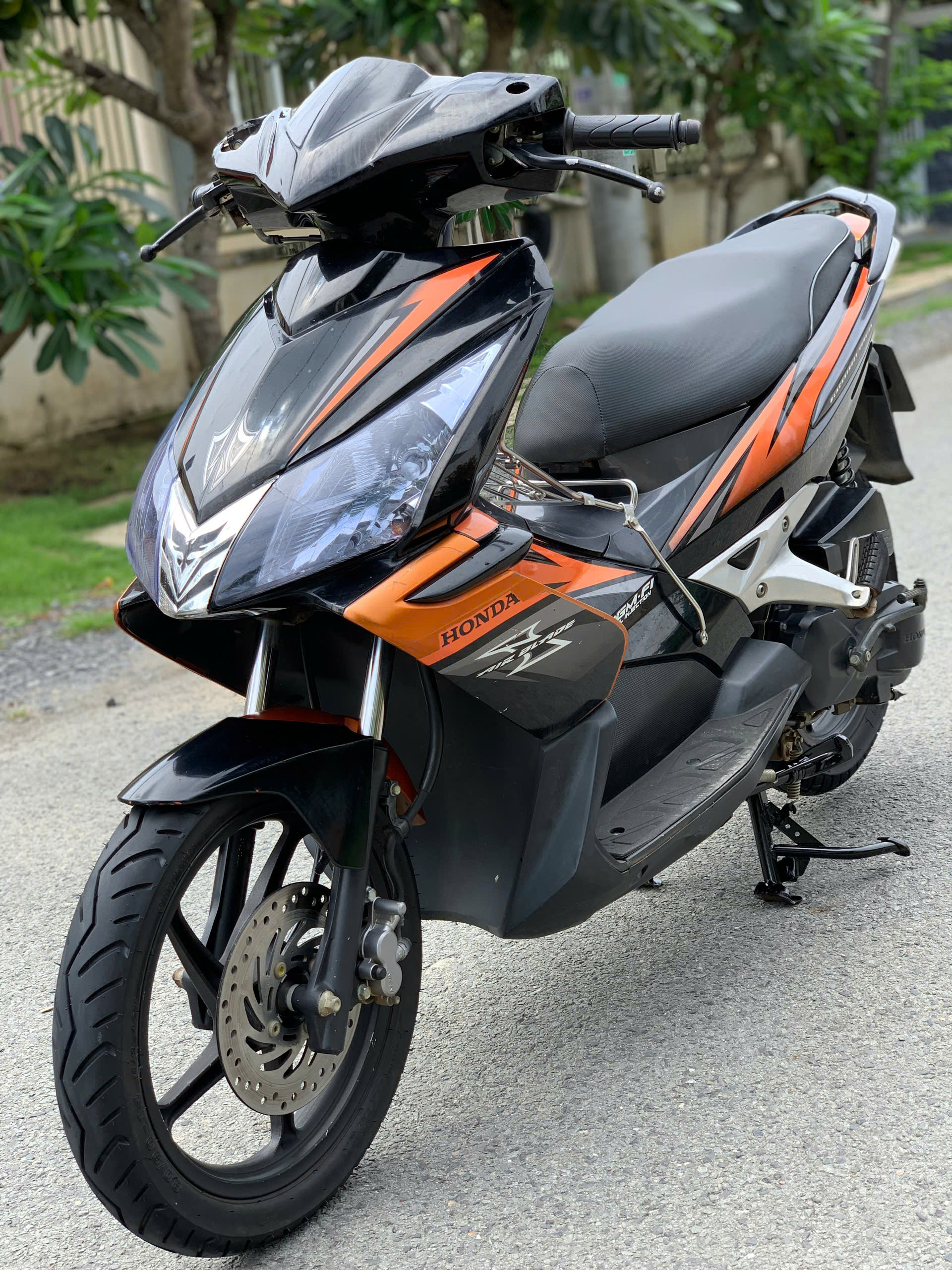Xe Honda Airblade 110 Fi 2010 up full Thái màu Cam đen 16.5 triệu (Mã X00006)