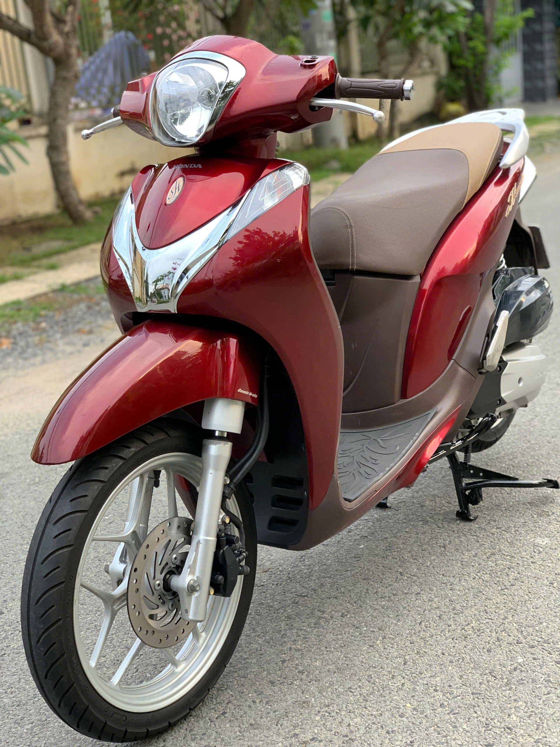 Xe Honda SH mode 125 2018 Smartkey màu Đỏ nâu zin nguyên bản ngay chủ 39.5 triệu (Mã X00008)